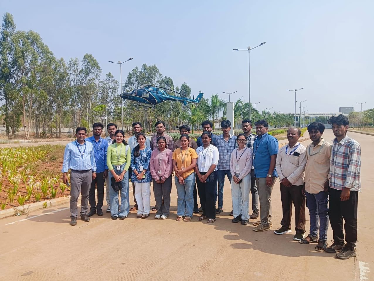 Civil Engineering Industrial Visit to HAL, Tumkur